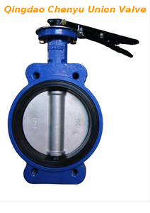Marine Semi Lug Type Butterfly Valve Lever Hand Operated