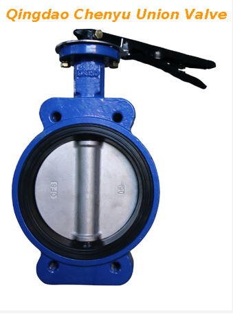 Marine Semi Lug Type Butterfly Valve Lever Hand Operated