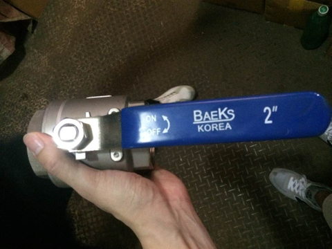 1000PSI 2 PC Ball Valve