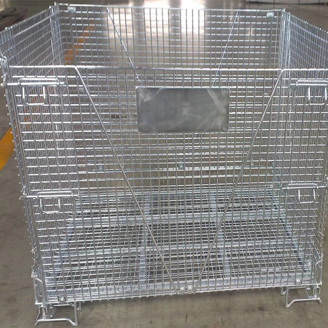 Industrial Wire Baskets: Heavy Duty Collapsible Containers